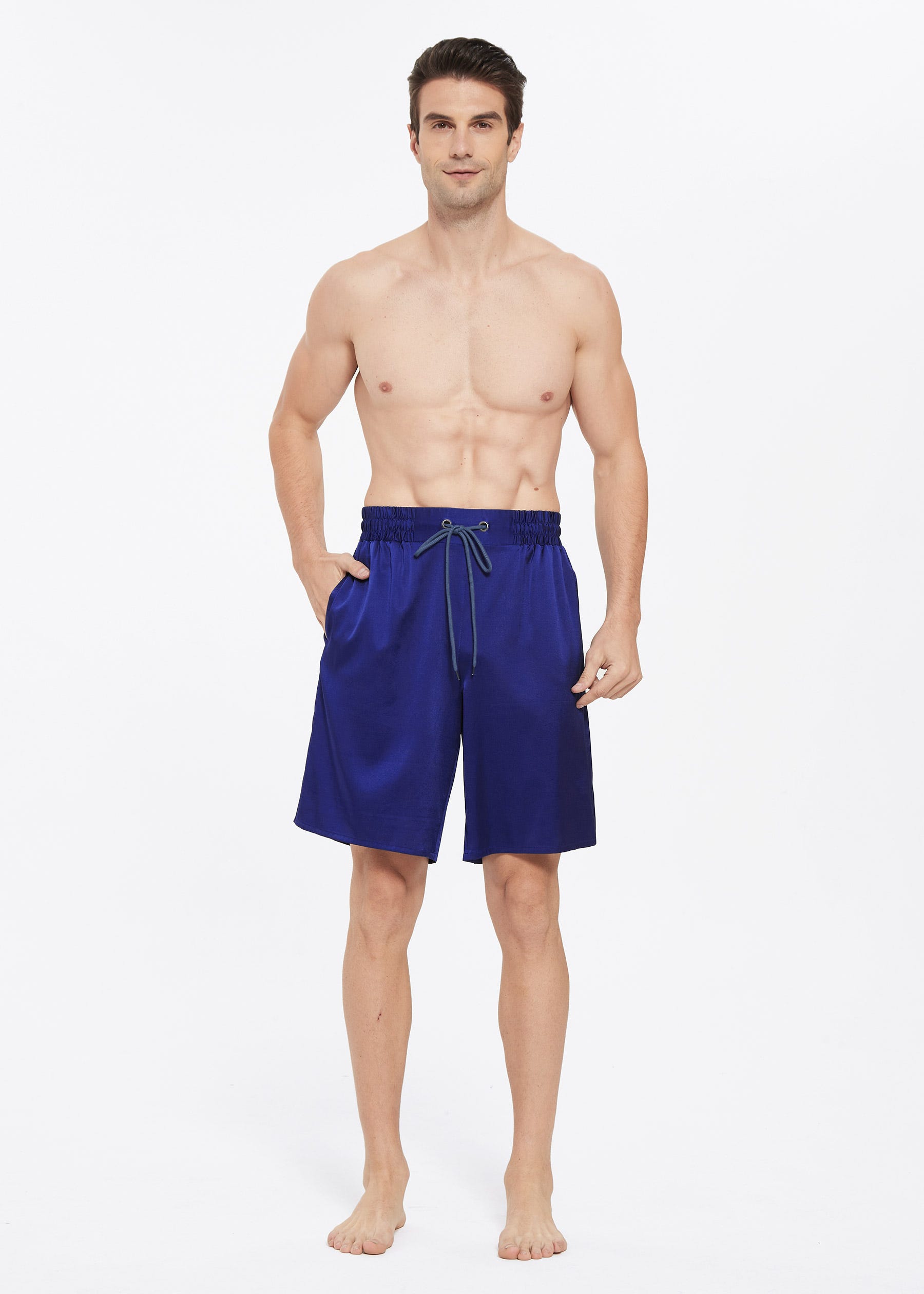 Short de Détente en Soie Confortable pour Homme