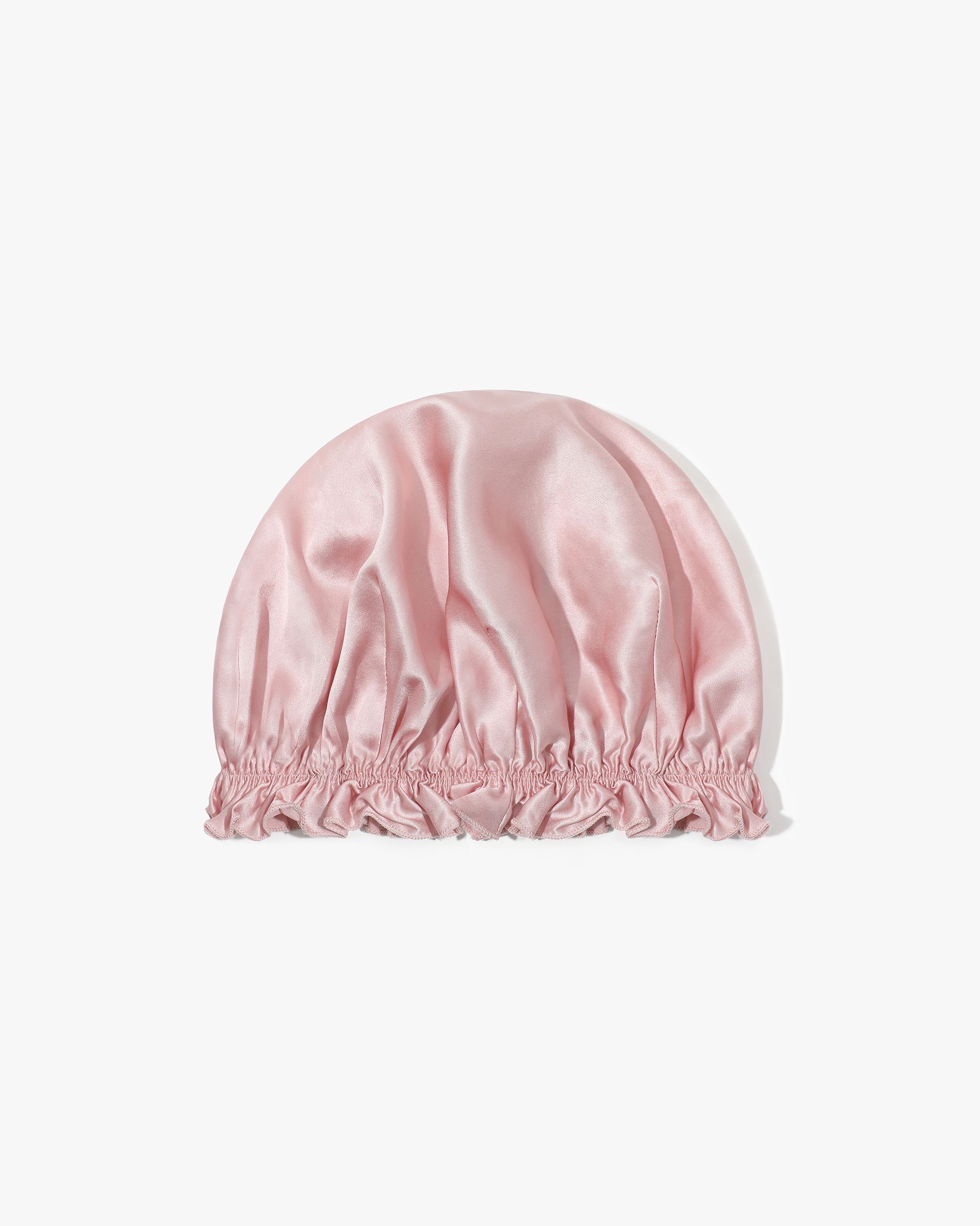 Silk Night Sleep Cap with Flounce