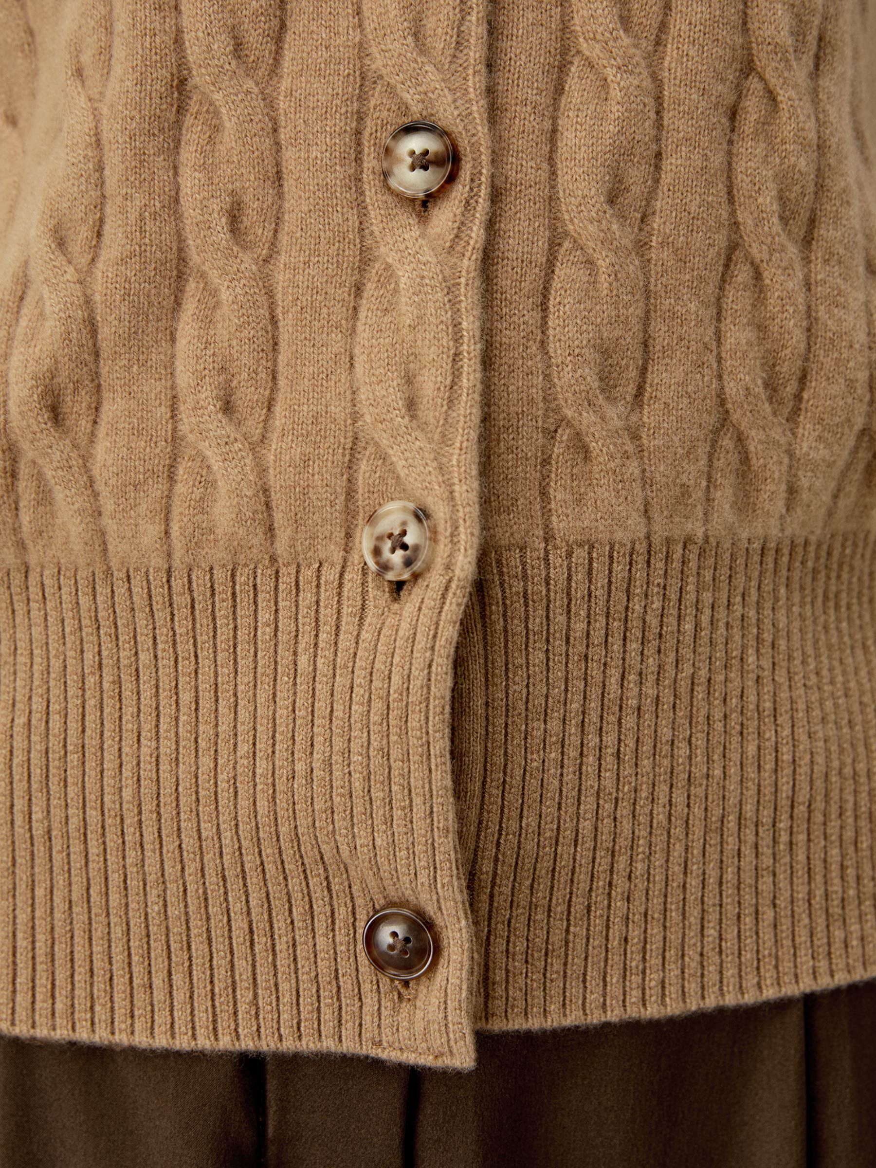 Baby Cashmere Cable-Knit Cardigan