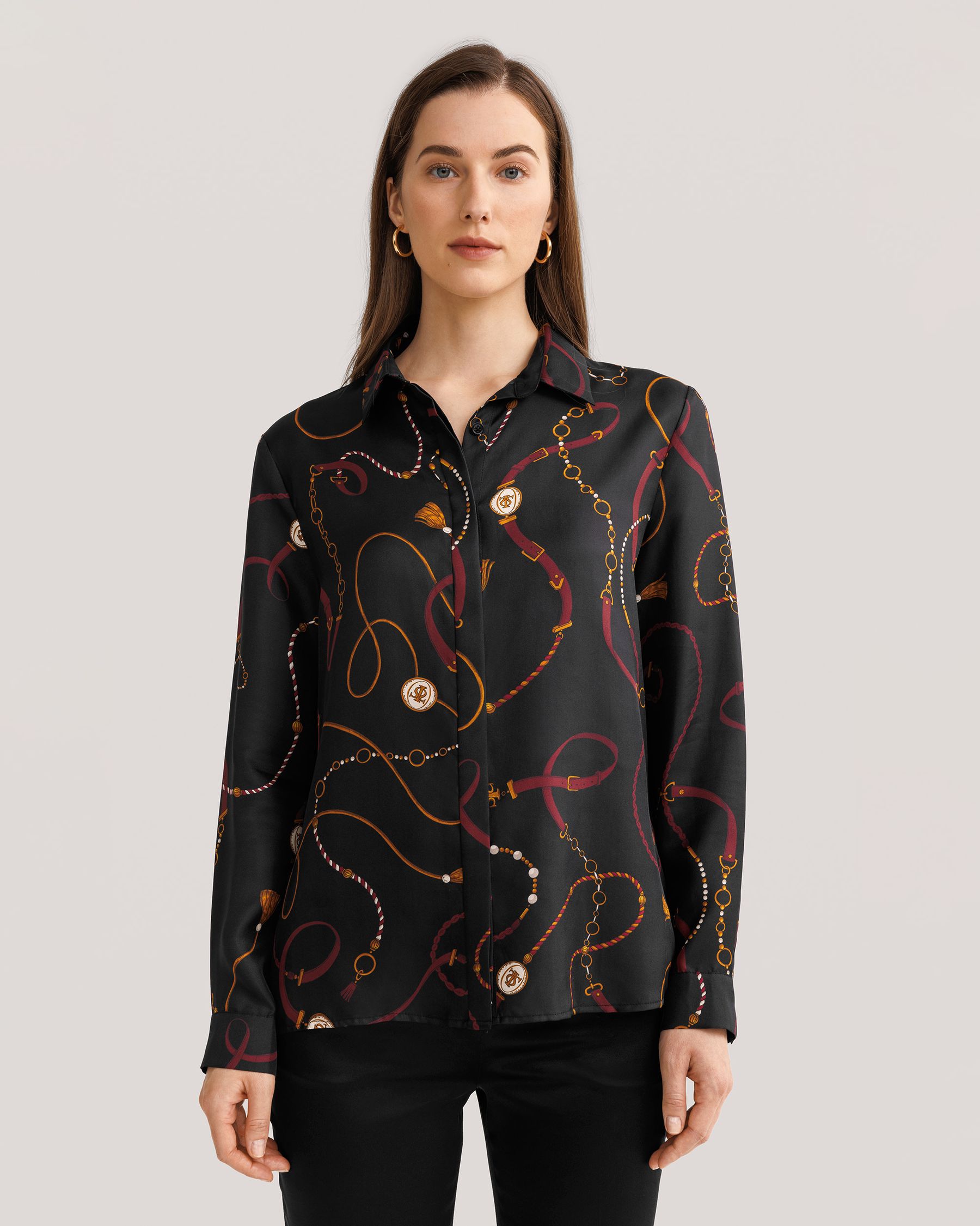 Louisville Print Silk Shirt