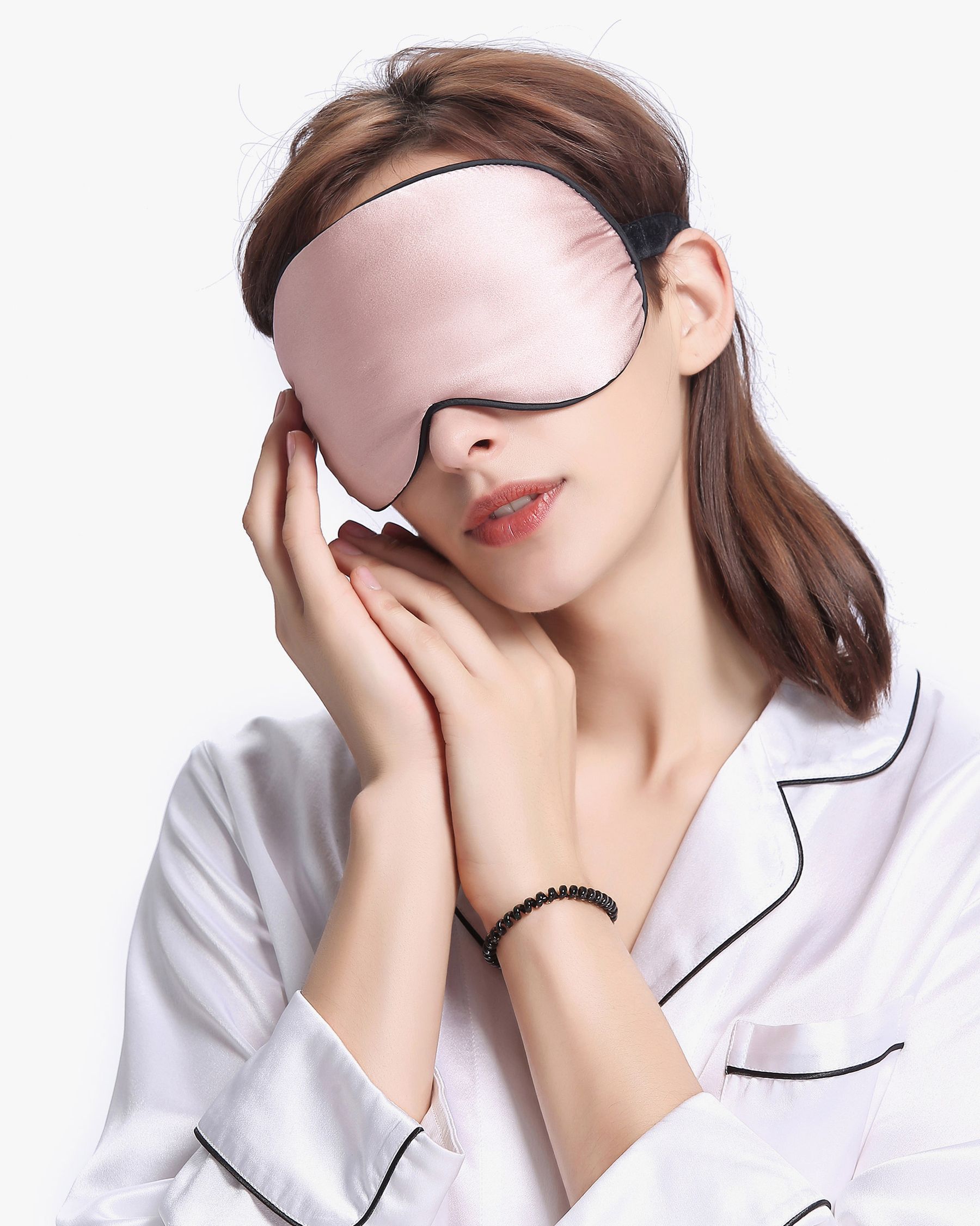 Maschera per gli occhi in seta ideale per dormire