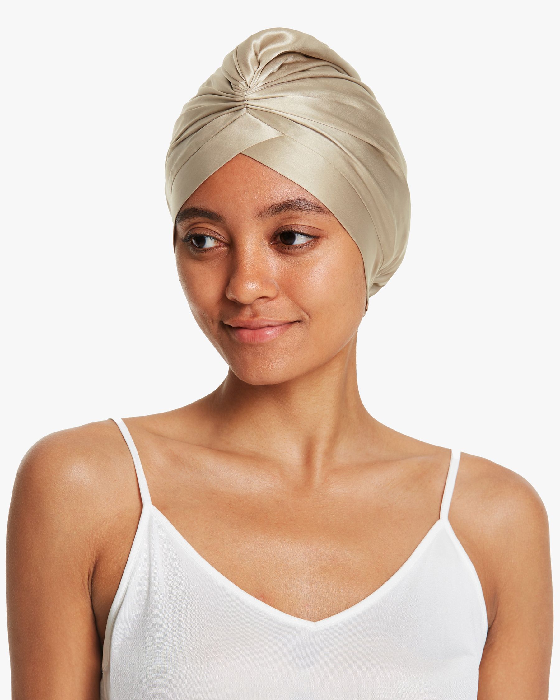 Turbante da donna in seta premium