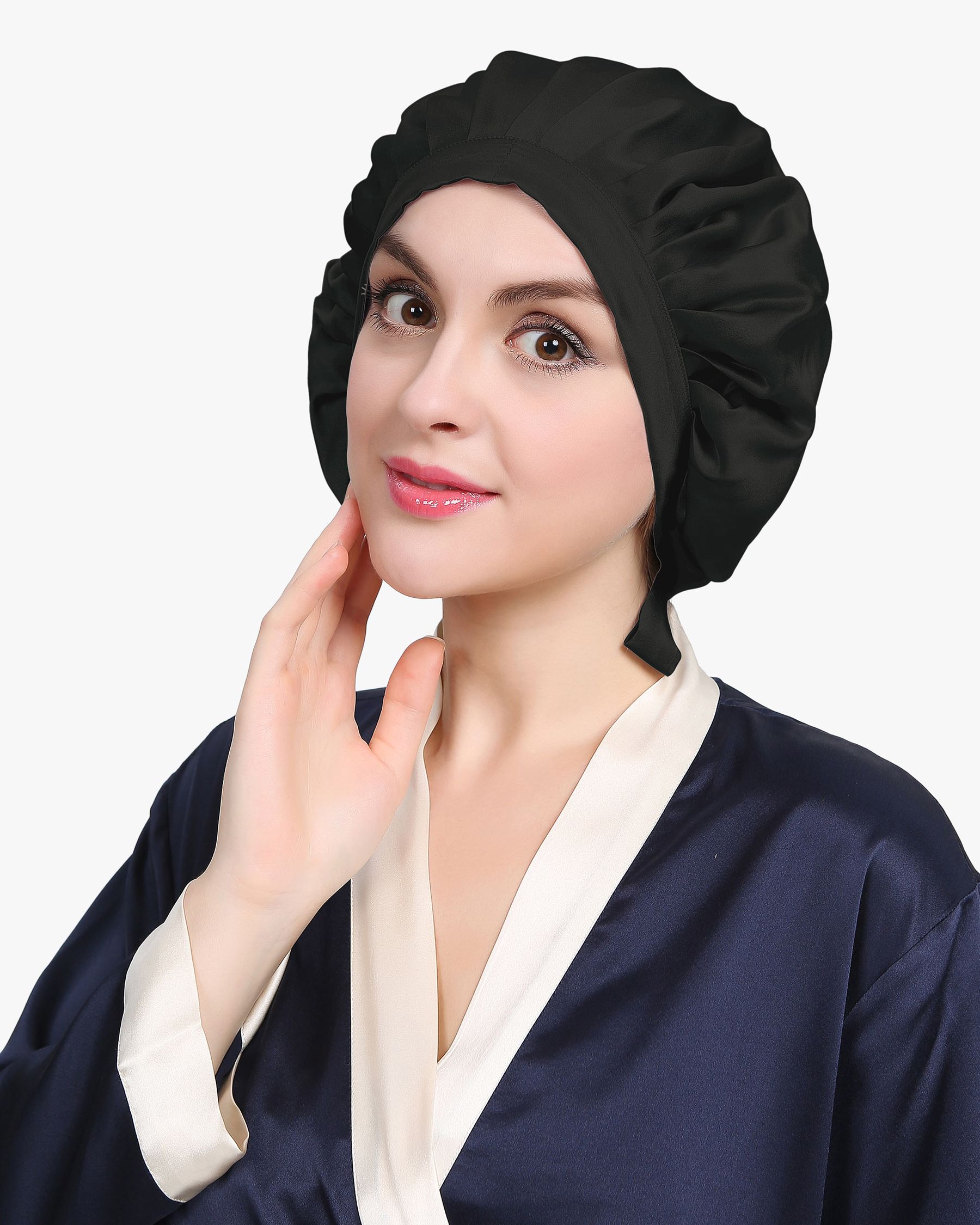 Concise Style Silk Hair Wrap