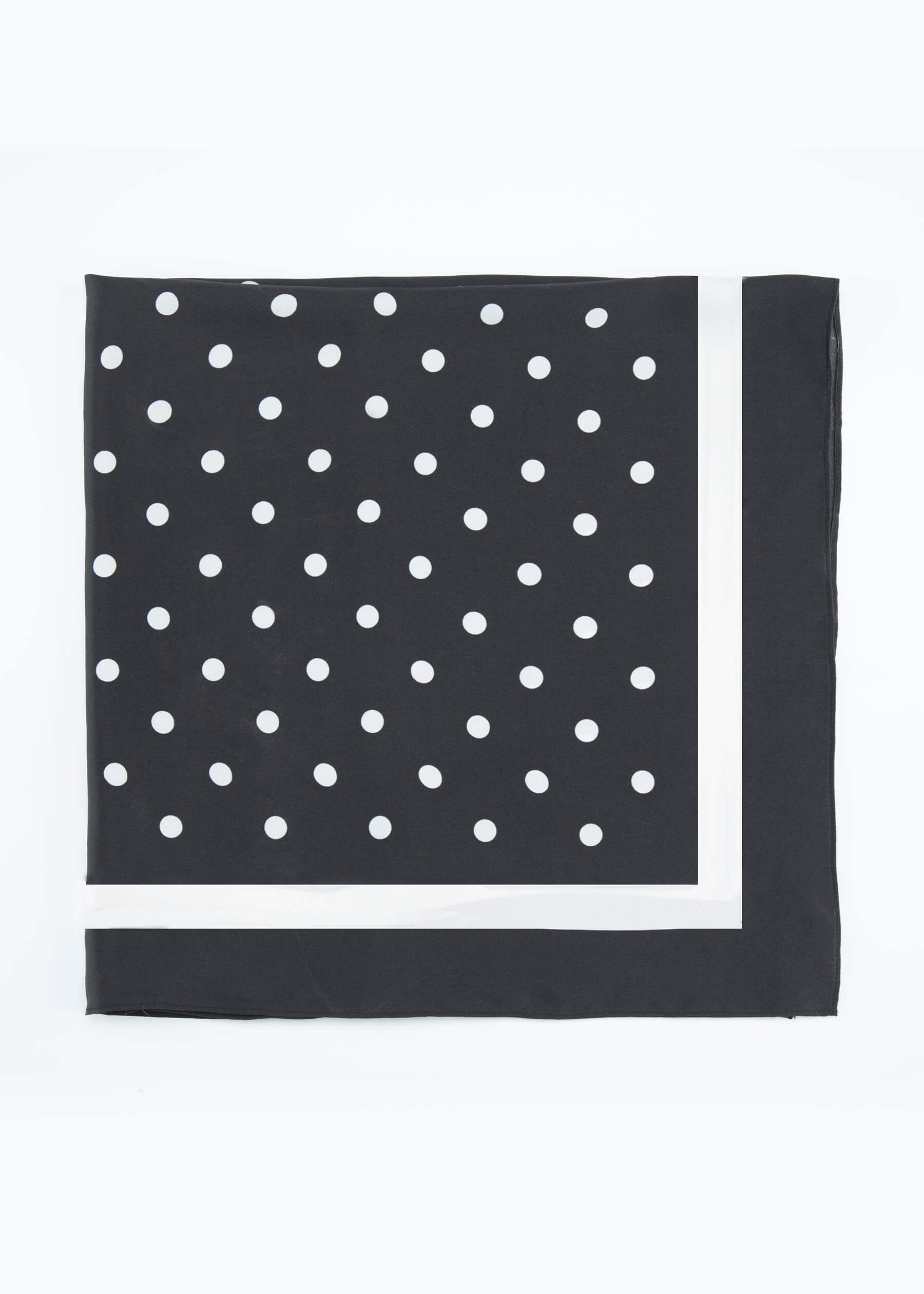 Vintage Polka Dot Silke Scarf