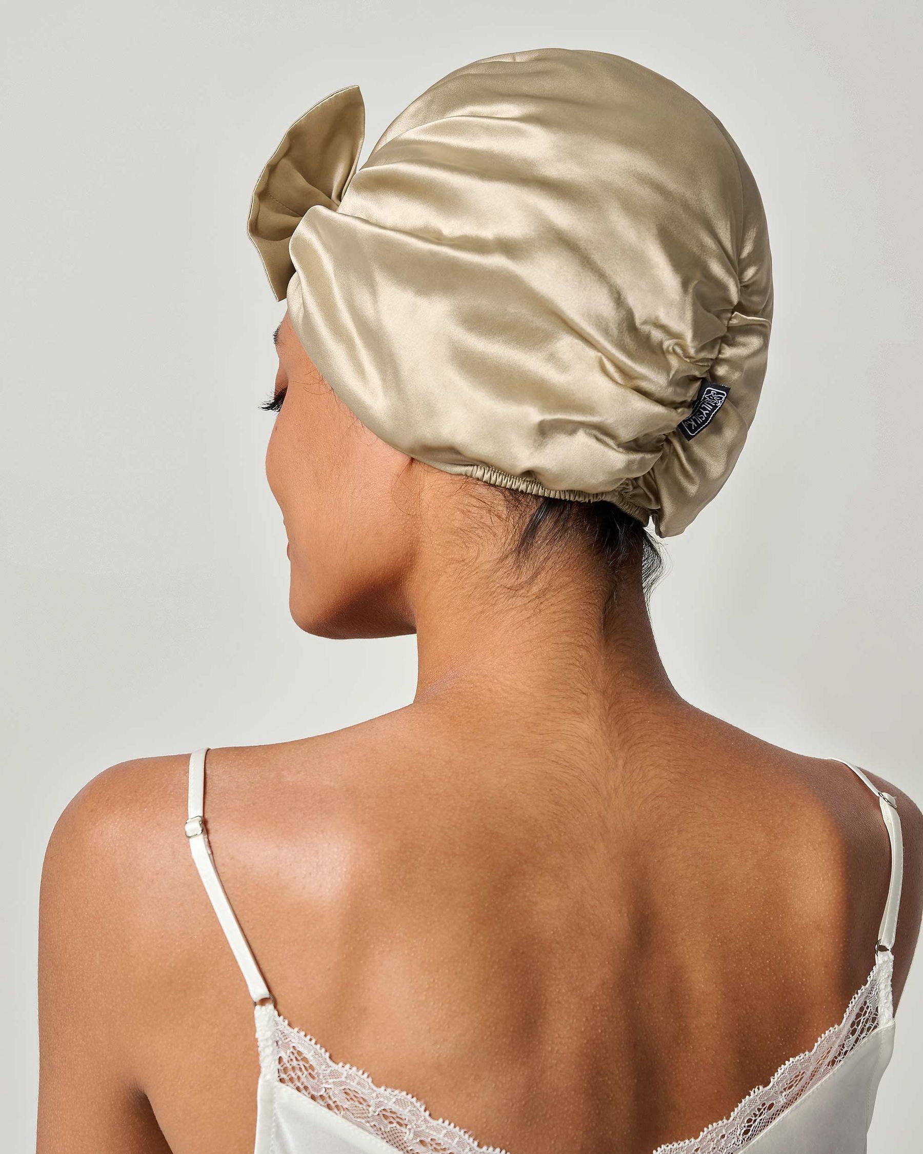 Vintage Bow-Knot Sleep Cap