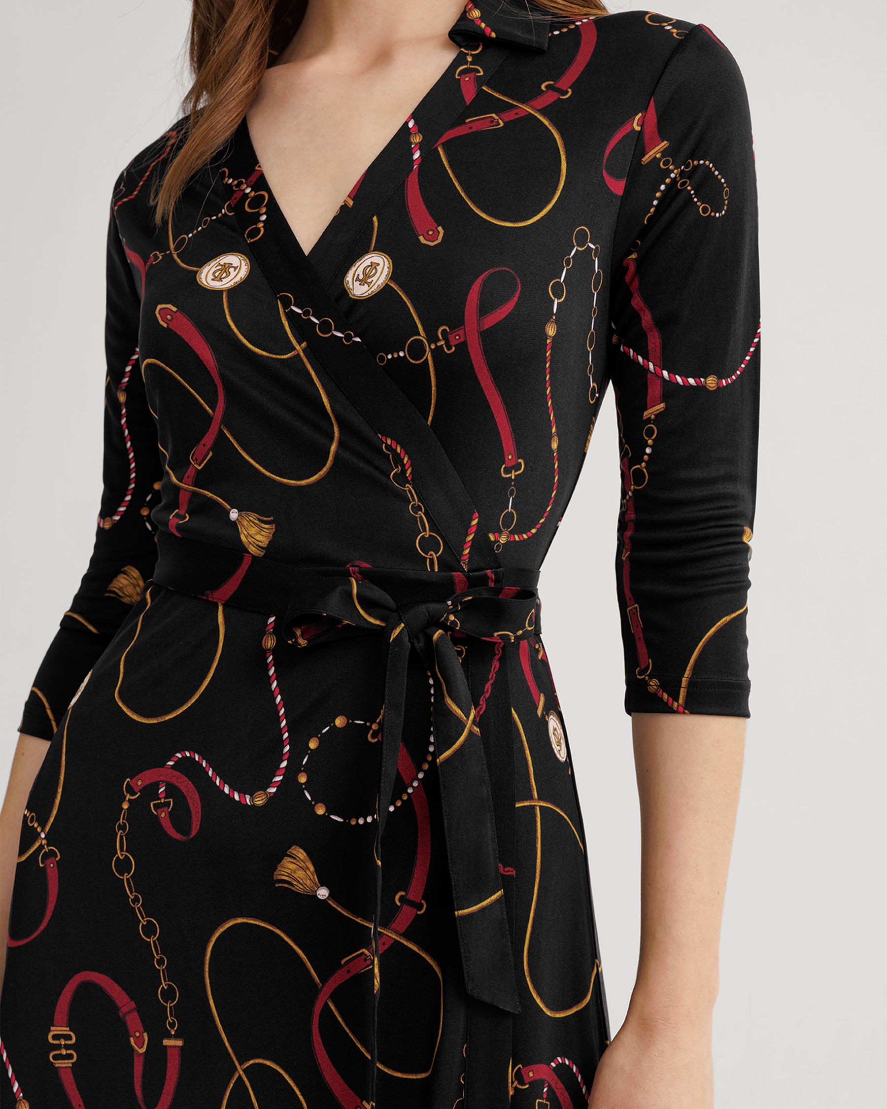 Louisville Print Wrap Dress