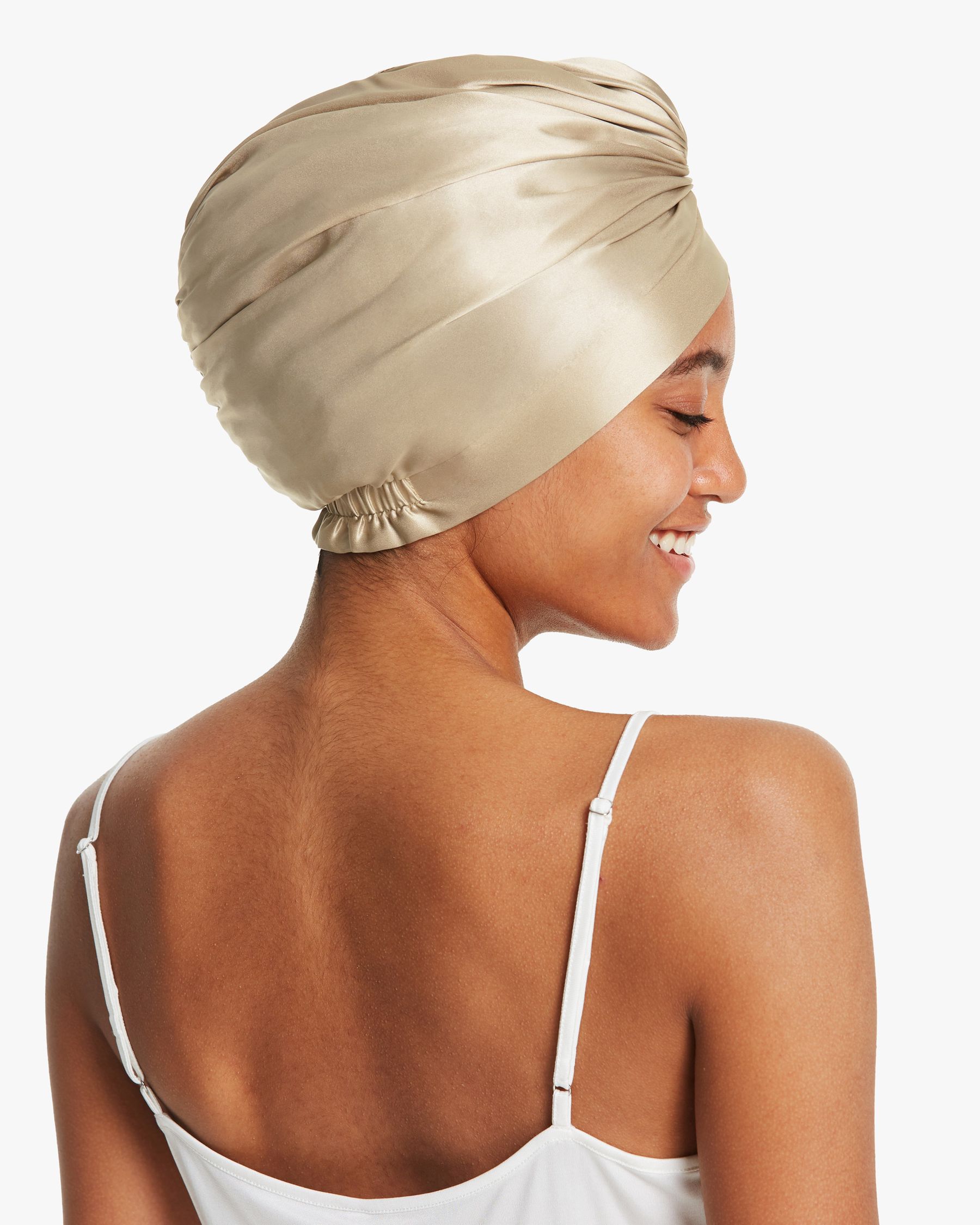 Turbante da donna in seta premium