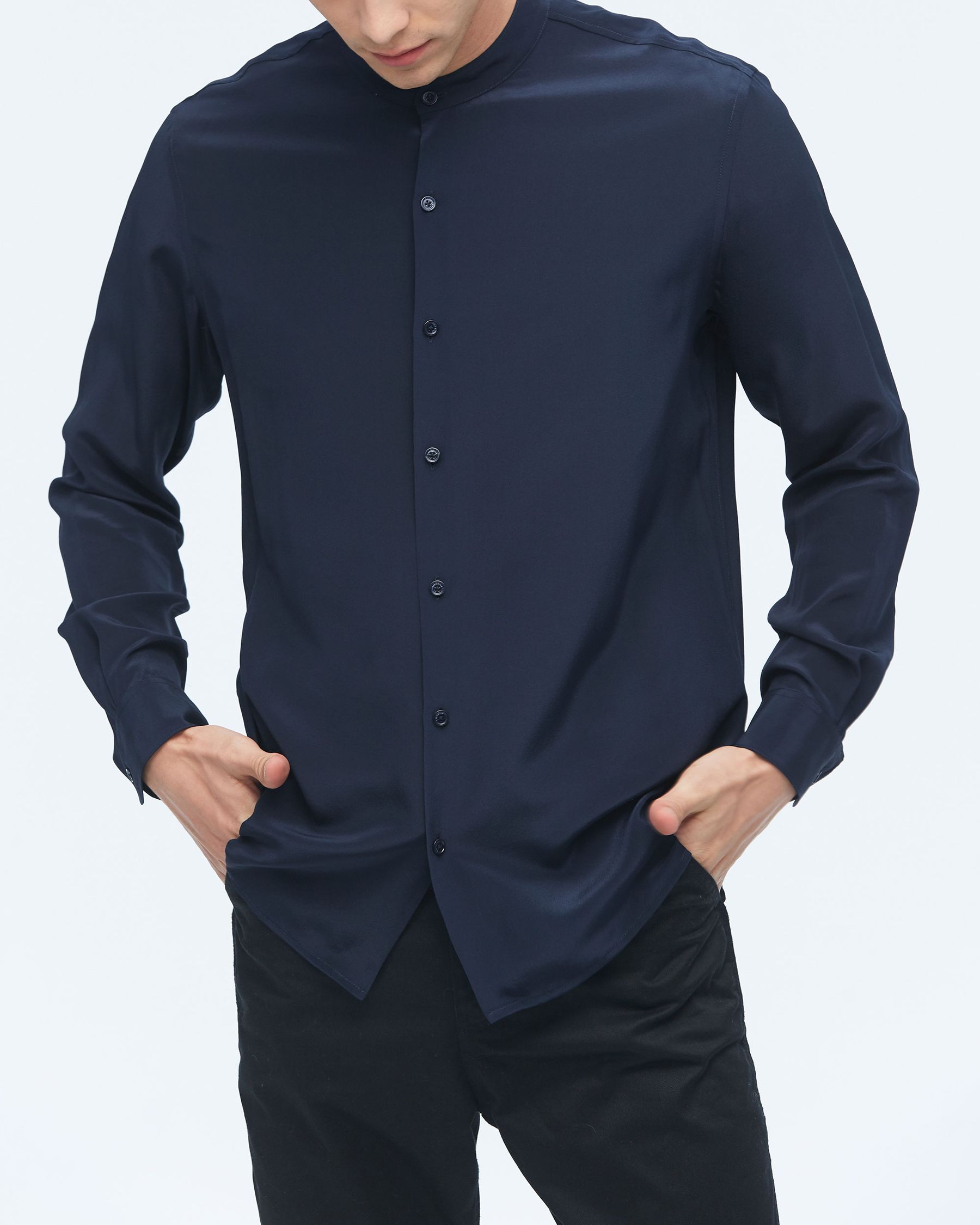 Chemise en Soie Formelle pour Hommes