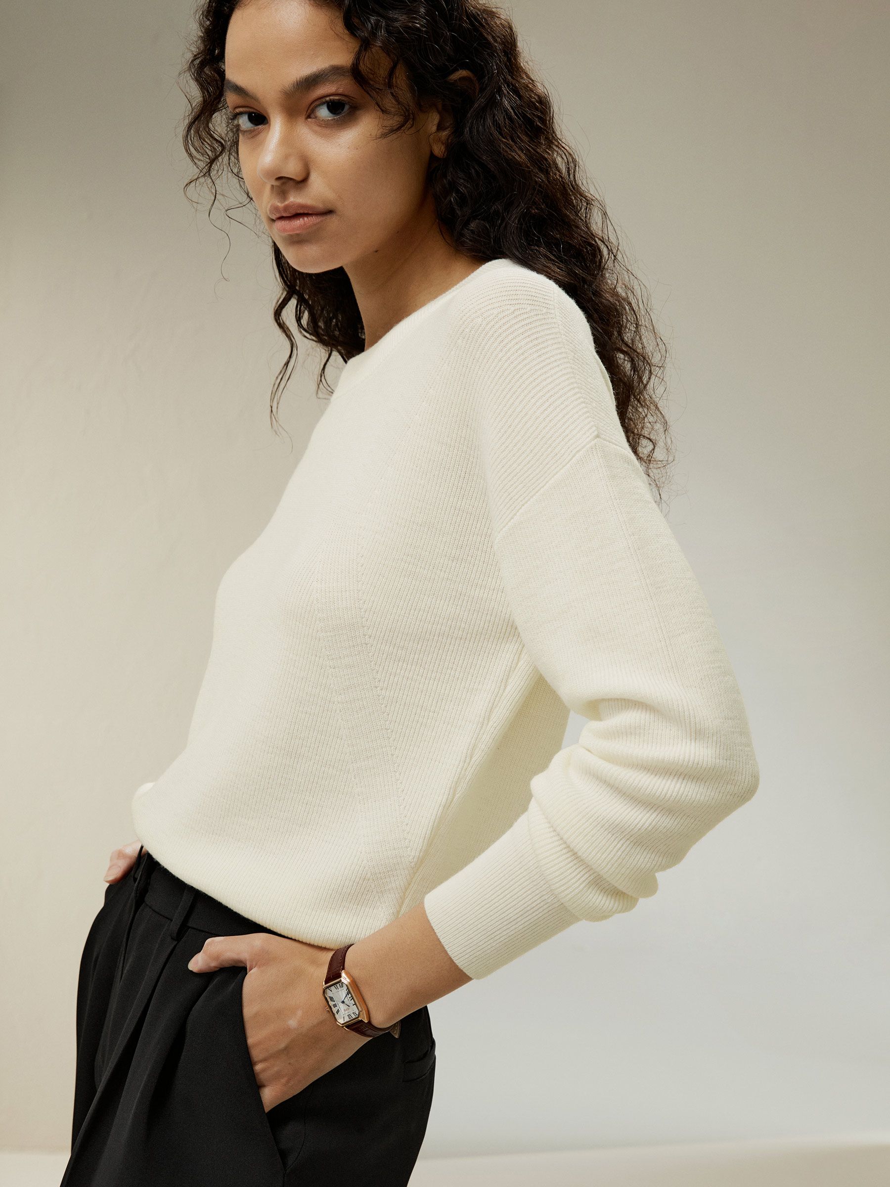 Extra fine merino wool sweater best sale