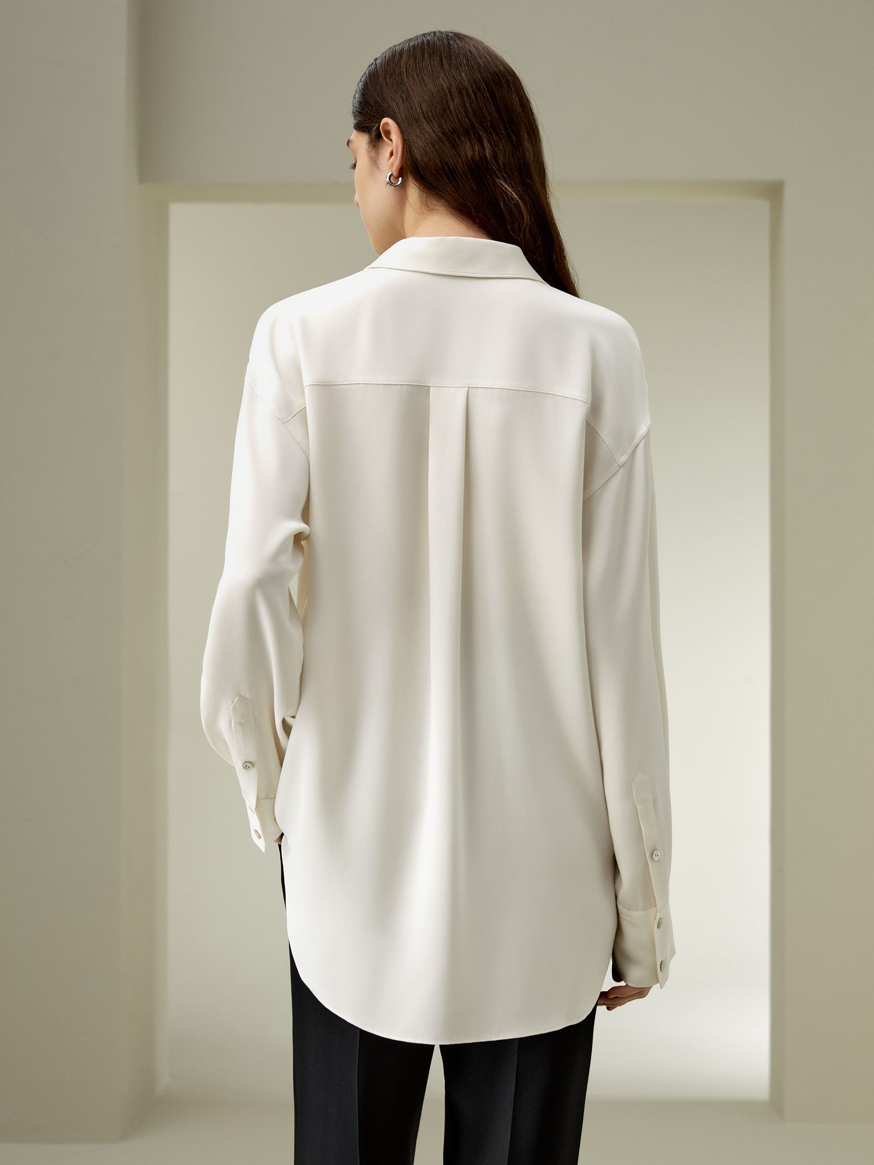 The One Relaxed Fit Silk Shirt