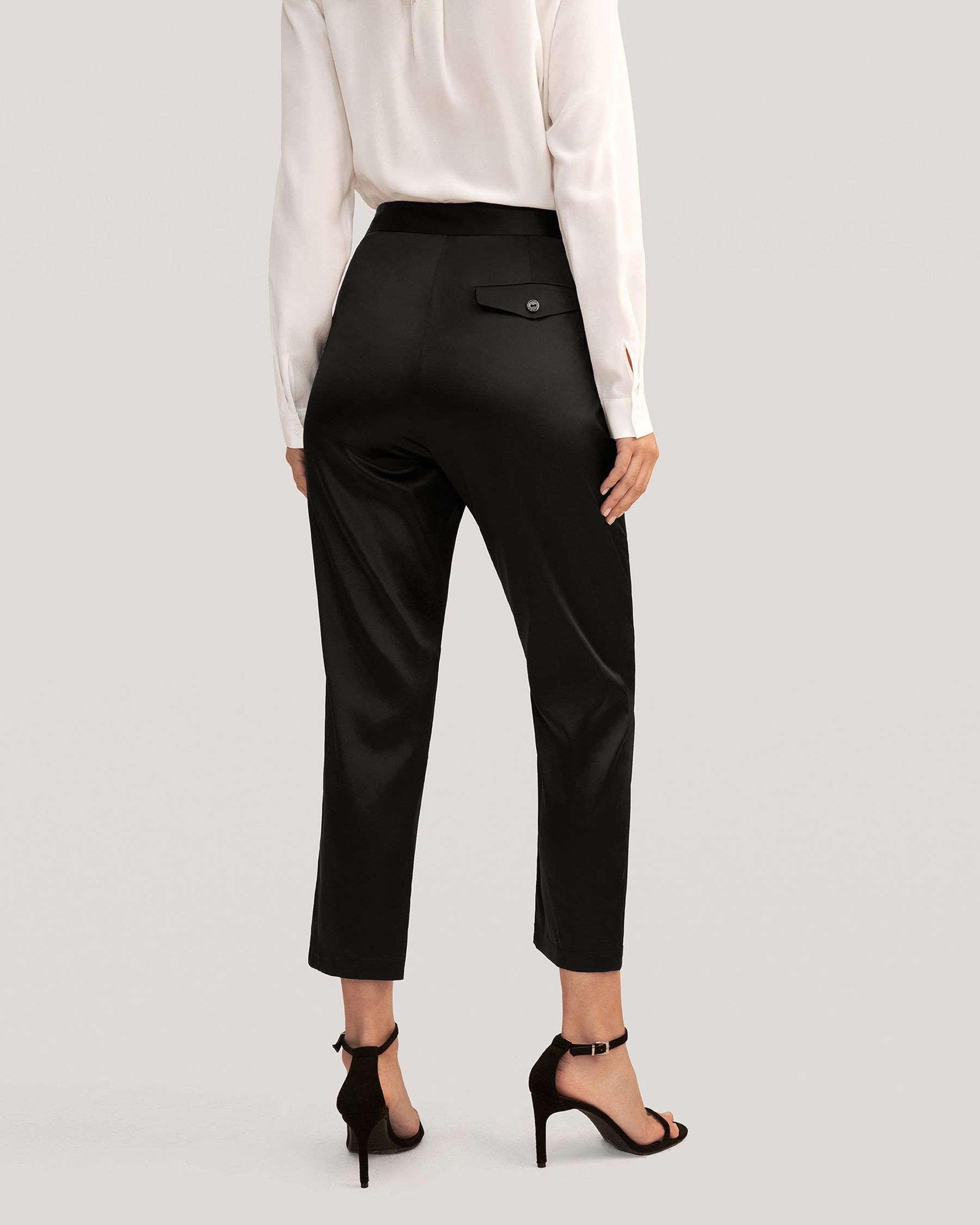 Comfort Fit Silk Pipe Pant