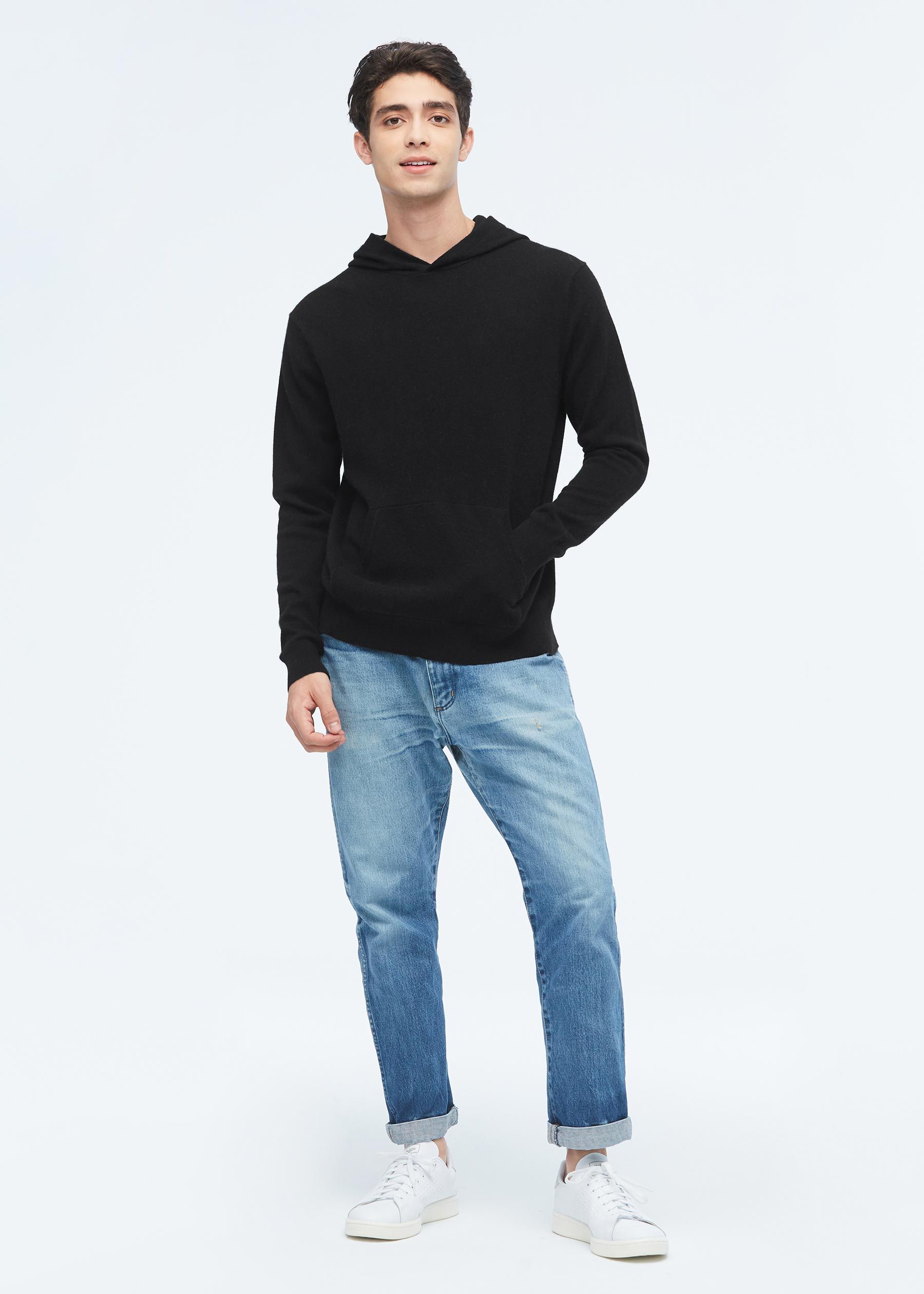 Cashmere Pullover Hoodie For Men