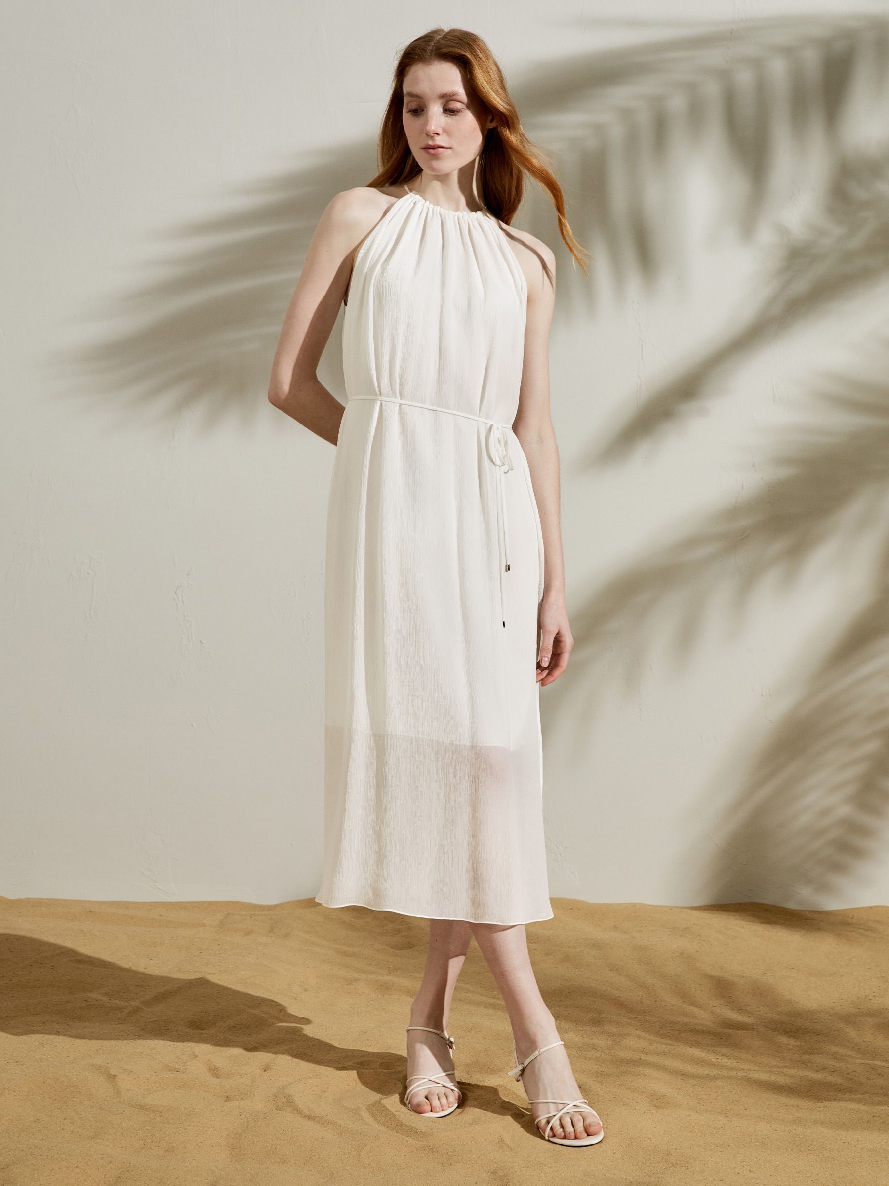 【지니님 착용】Double-layer Silk Georgette Dress