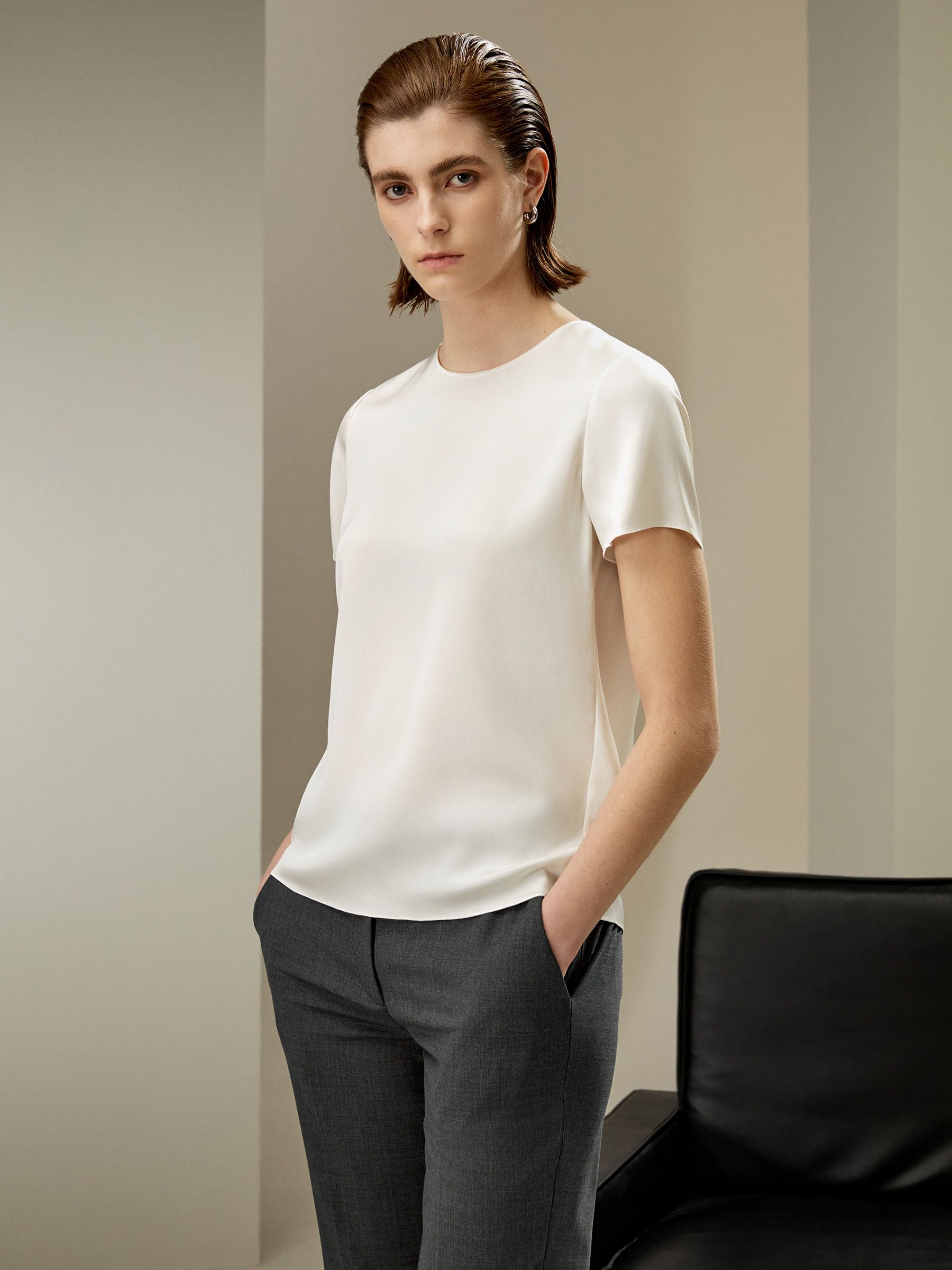 Basic Silk T-shirt