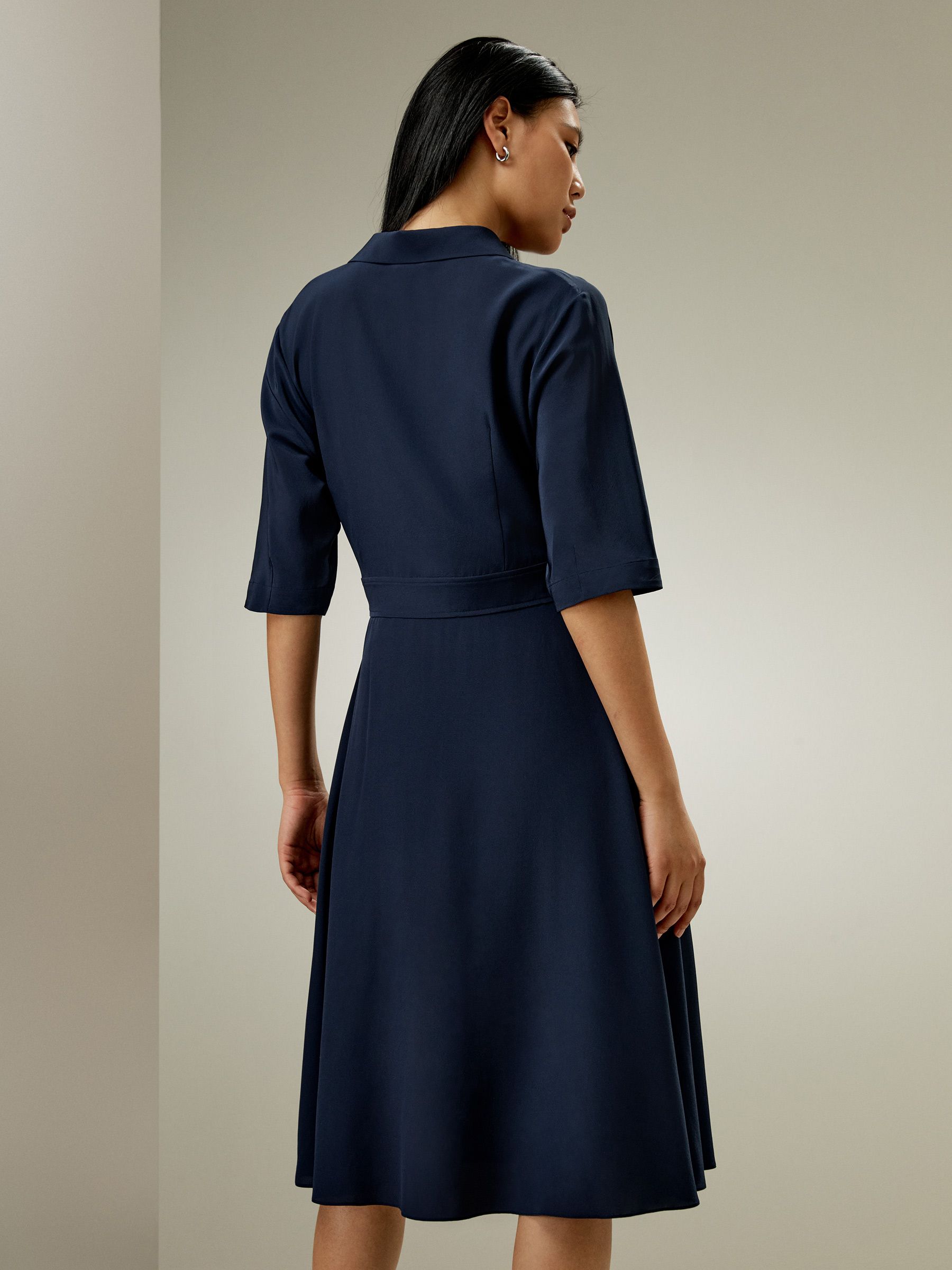 Front Tie Wrap Dress