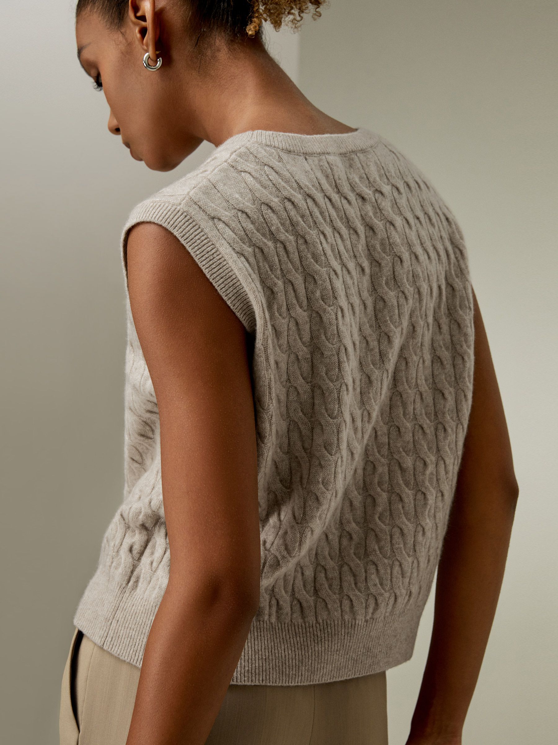 Baby Cashmere Gilet in maglia