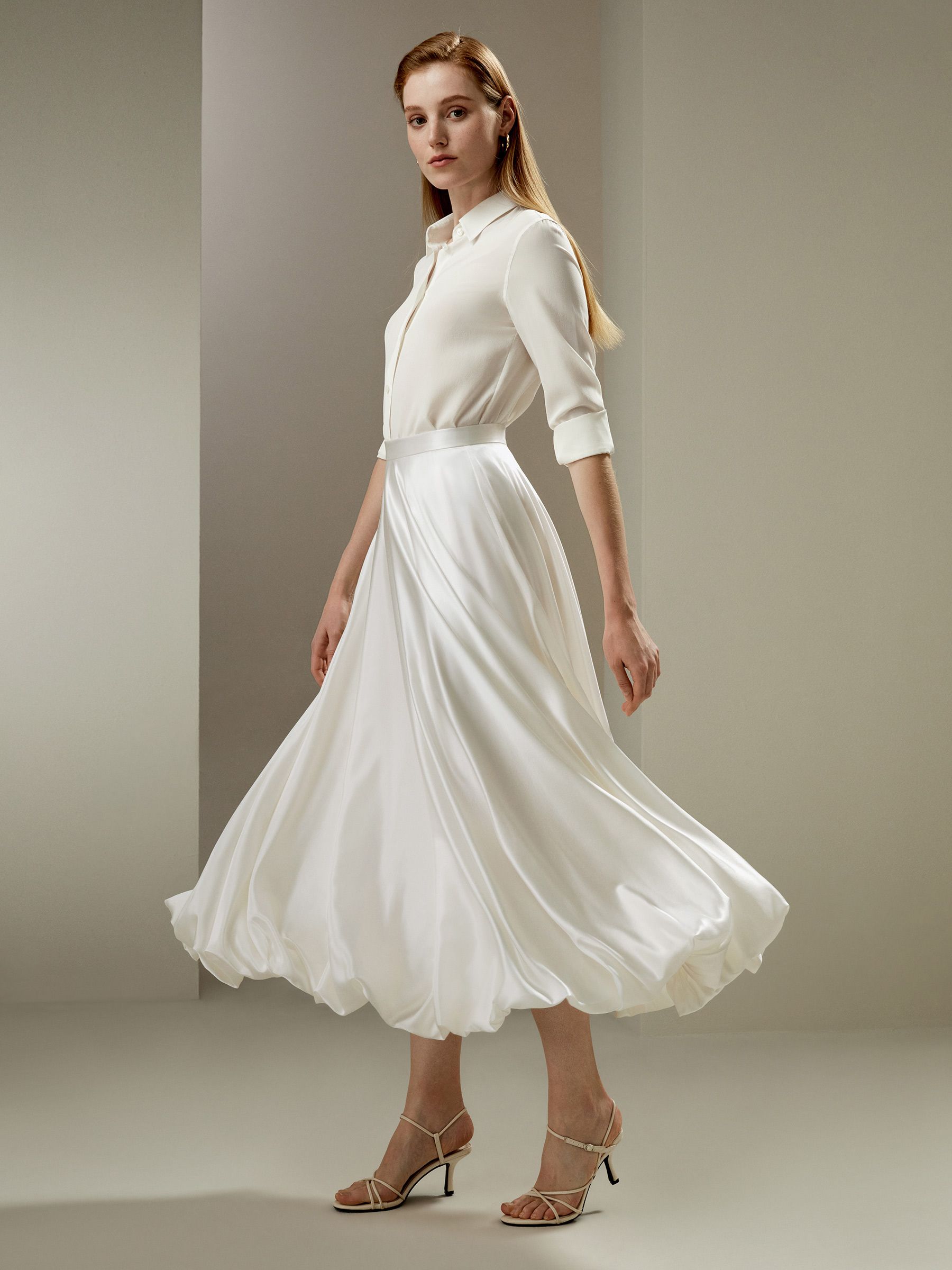 LILYSILK X LYDIA MILLEN Jupe Snowdrop