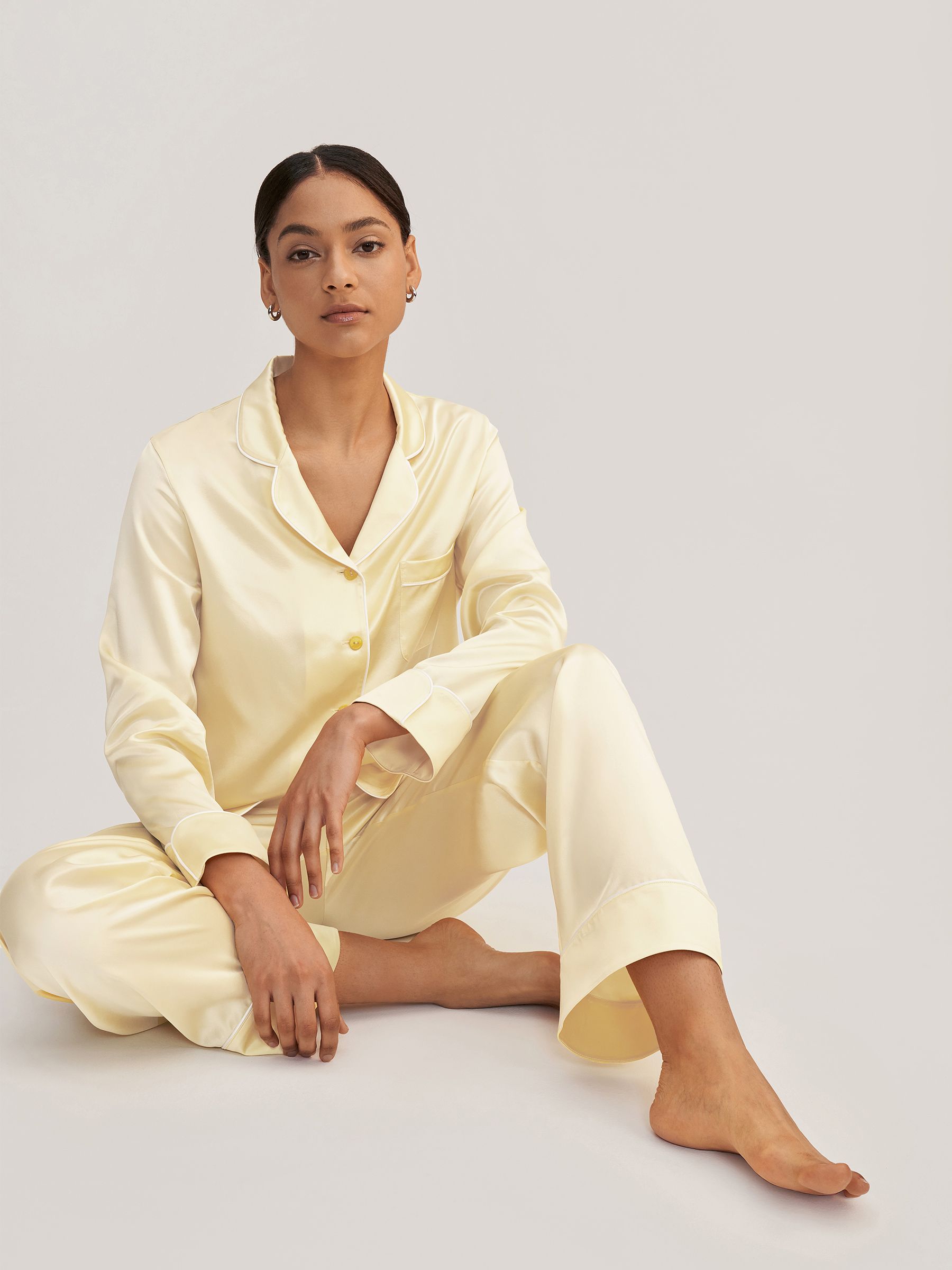 LILYÁUREA® Seidensatin Pyjama Set