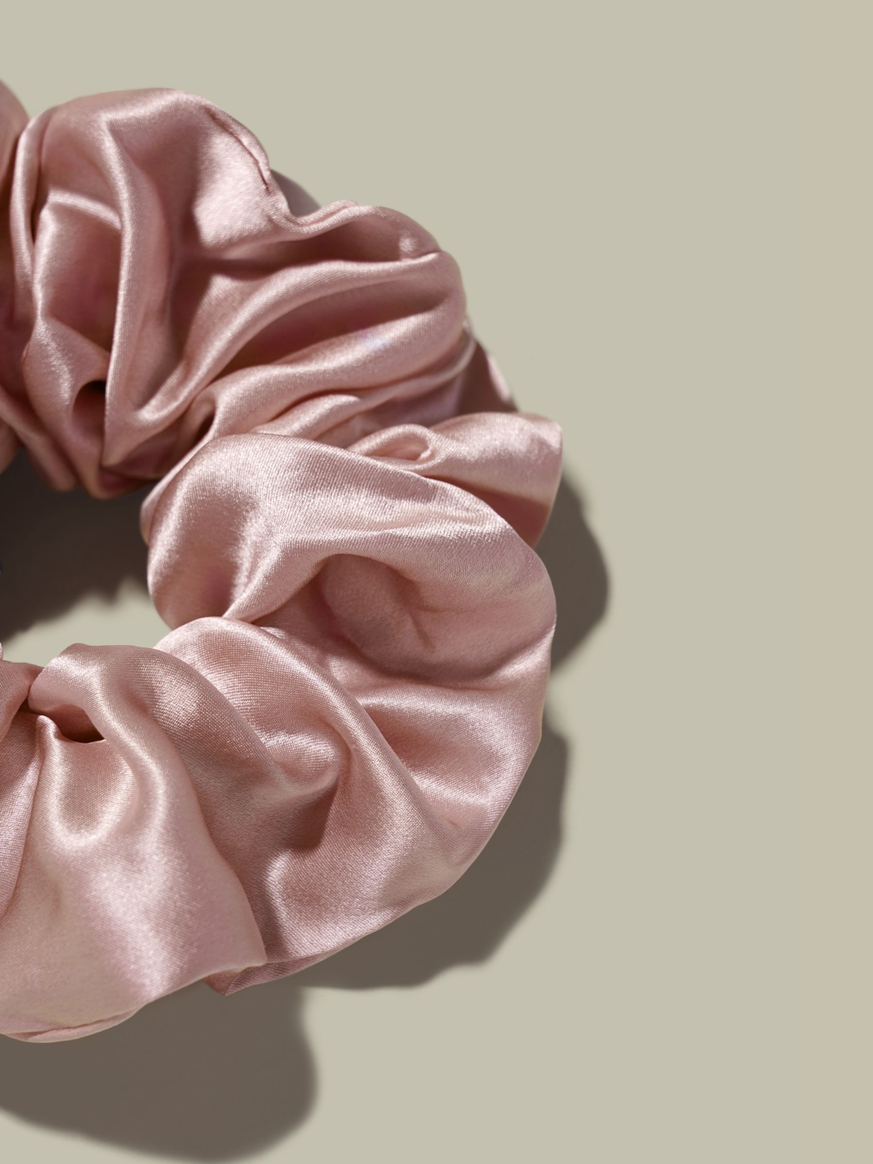 Large Classic Silk Scrunchies Set