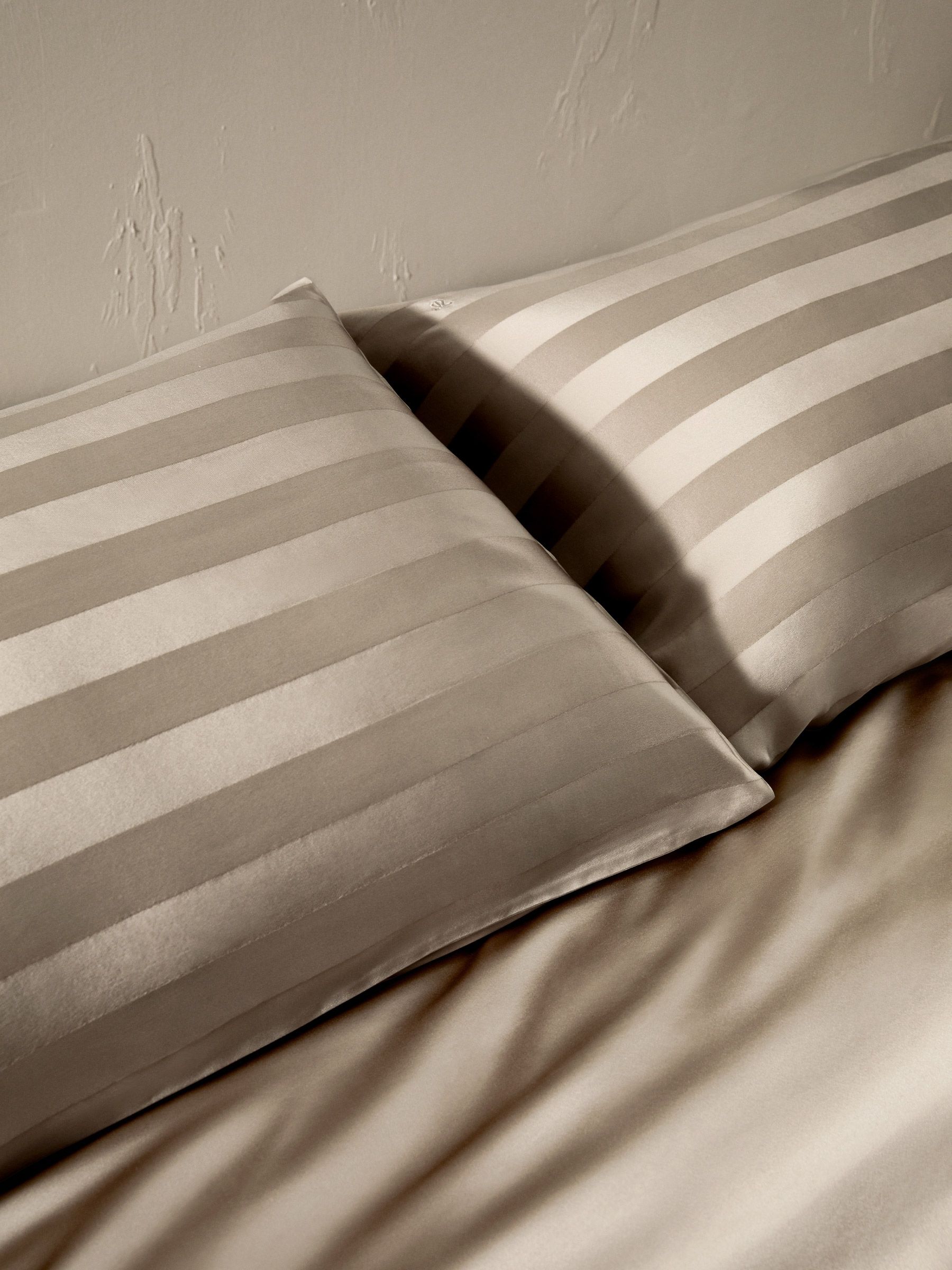 Striped Silk Envelope Pillowcase