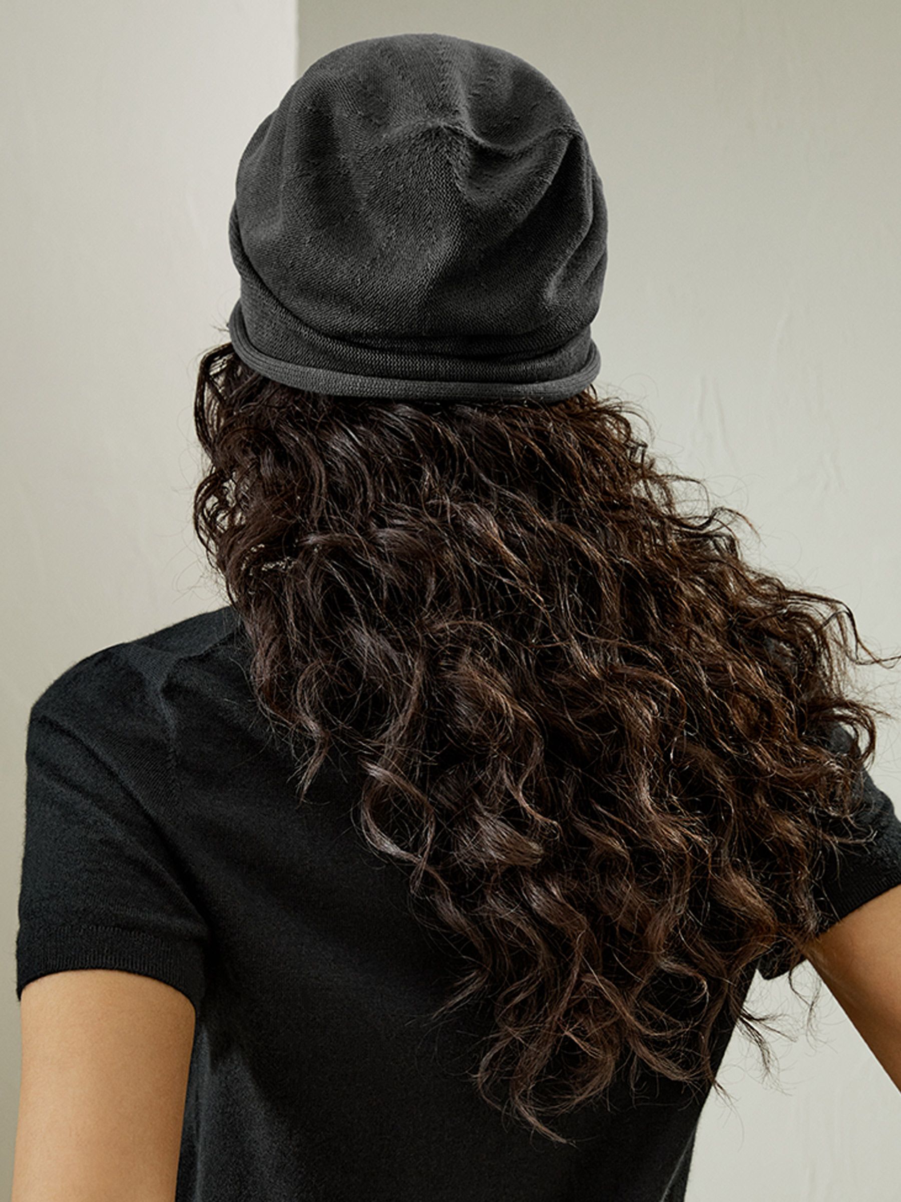 Versatile Metal Logo Silk Beanie