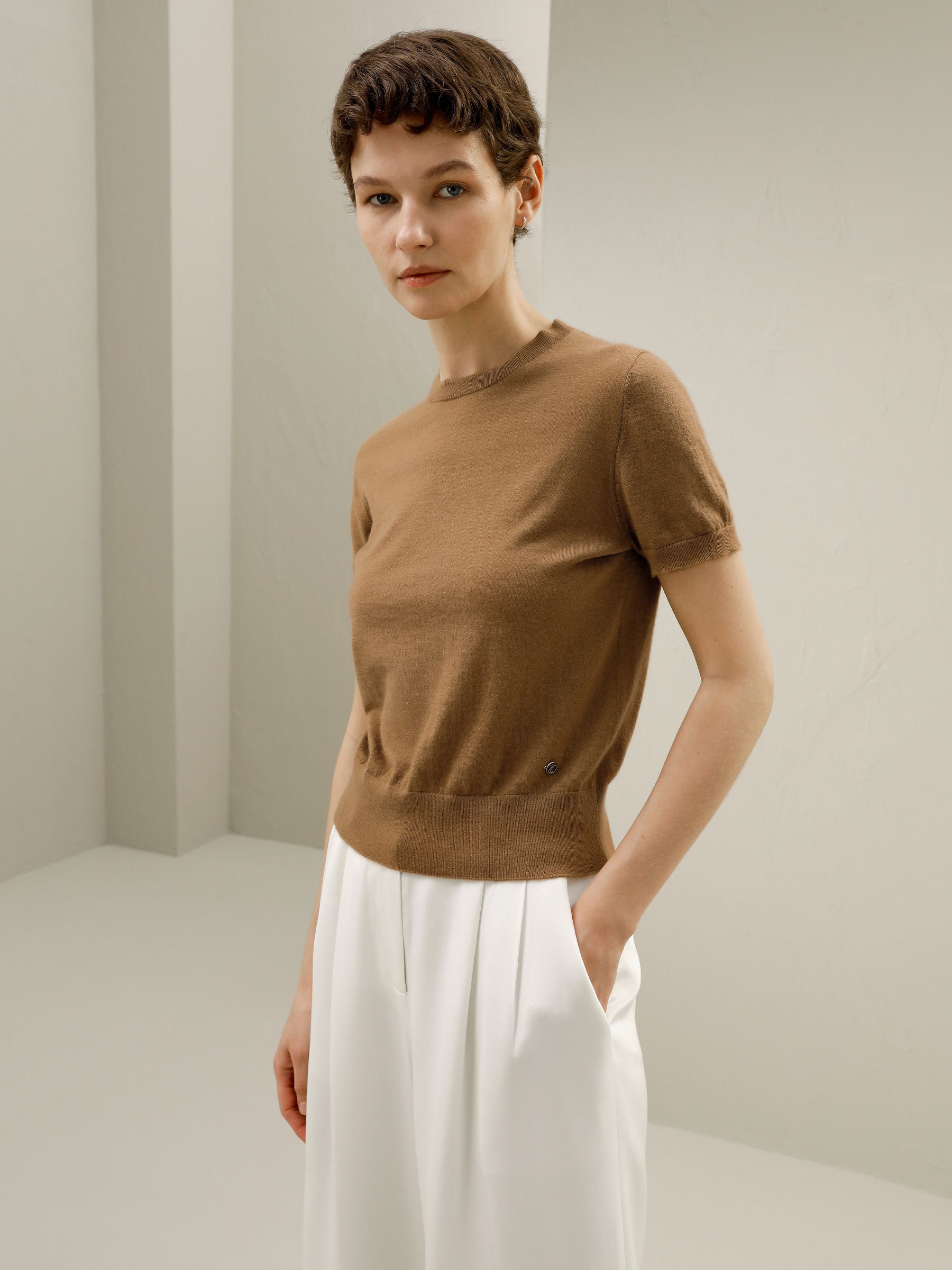 Cashmere Round Neck Sweater