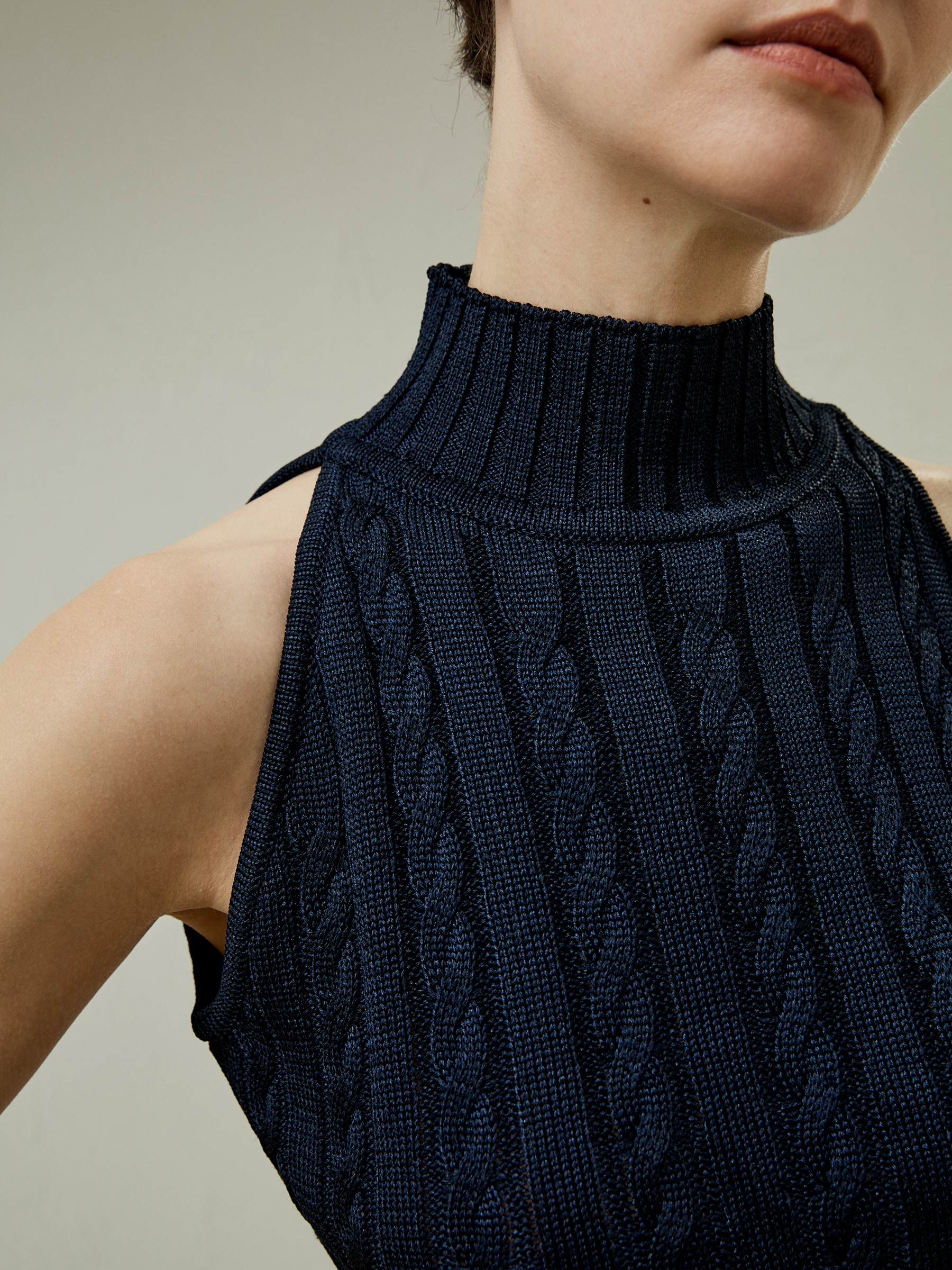 Wild Silk Sleeveless Sweater