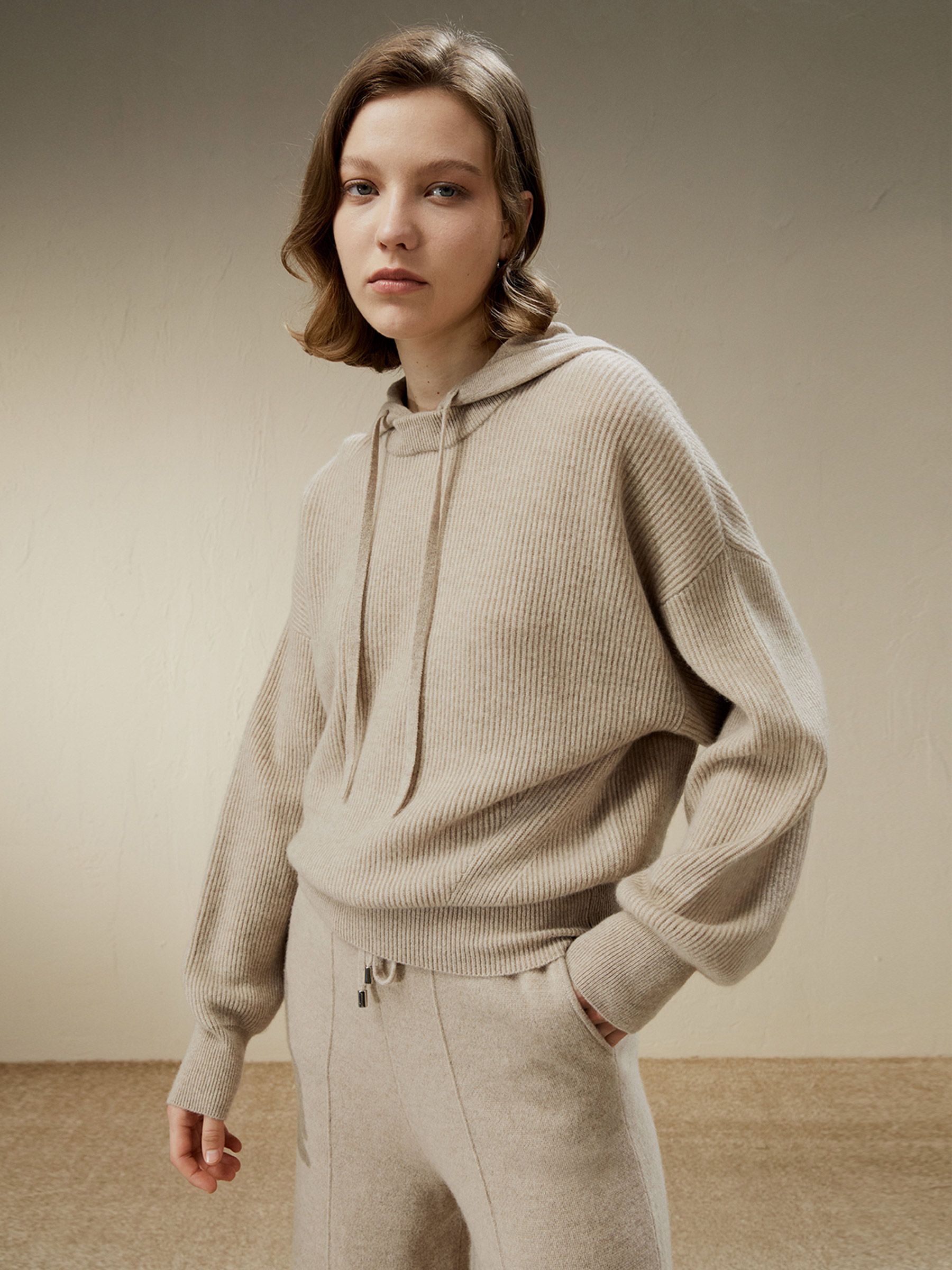 【에이프롬님 착용】Eshe 2-in-1 Cashmere Detachable Hoodie