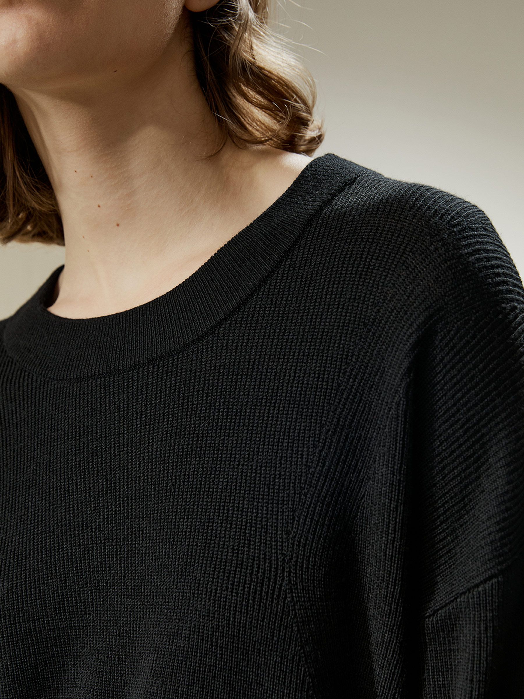 Ultra-fine Merino Wool Crewneck Sweater