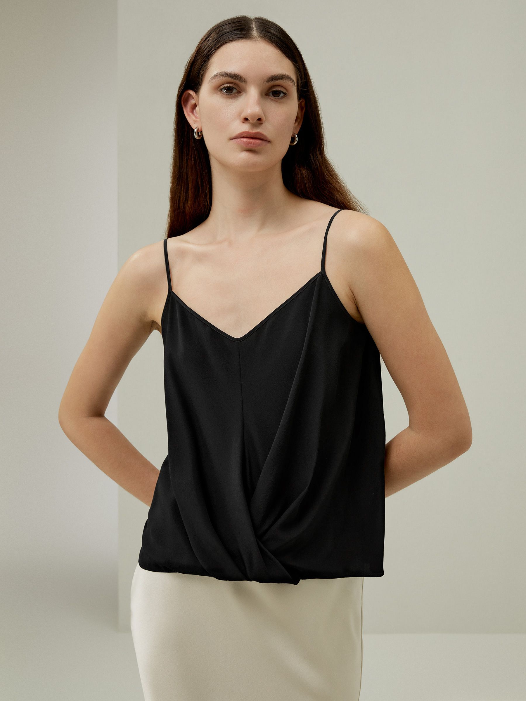 Camisole à fines bretelles