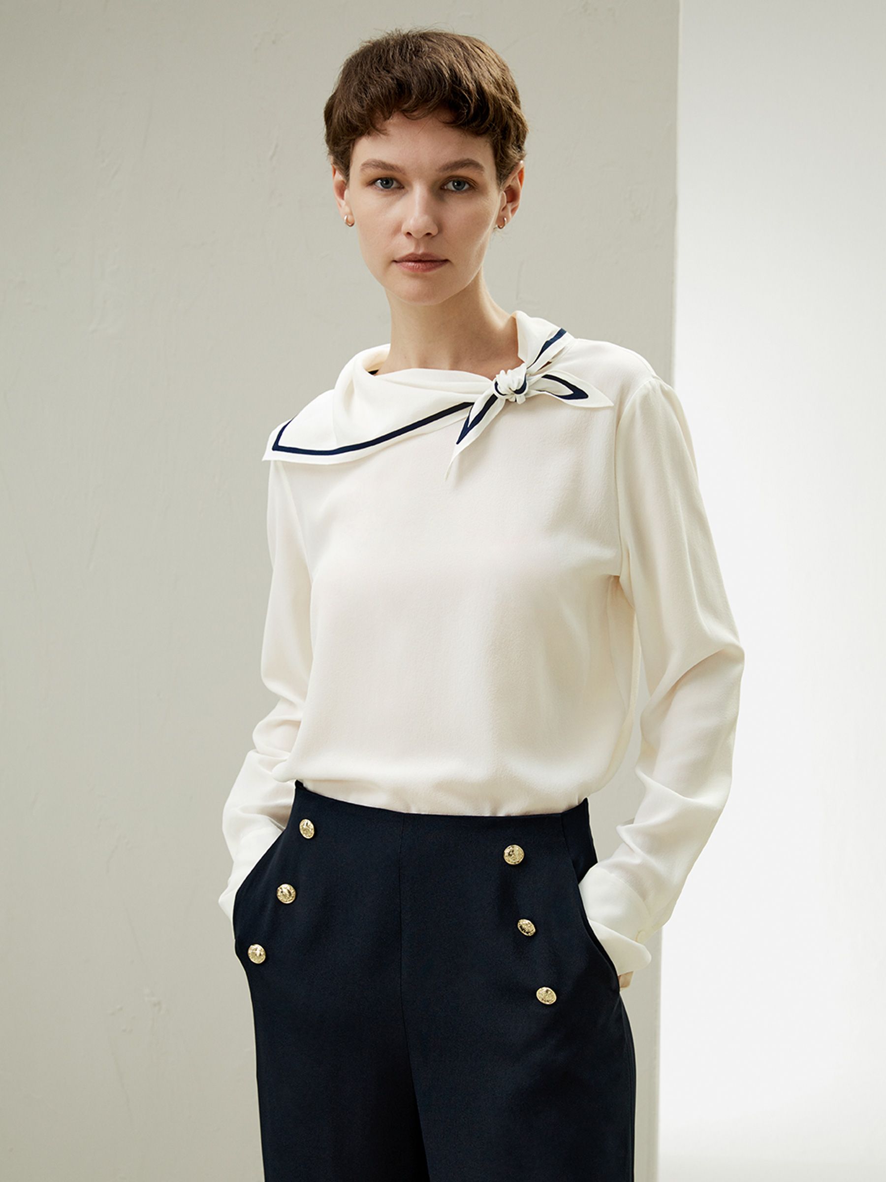 Nautical Collar Shirt