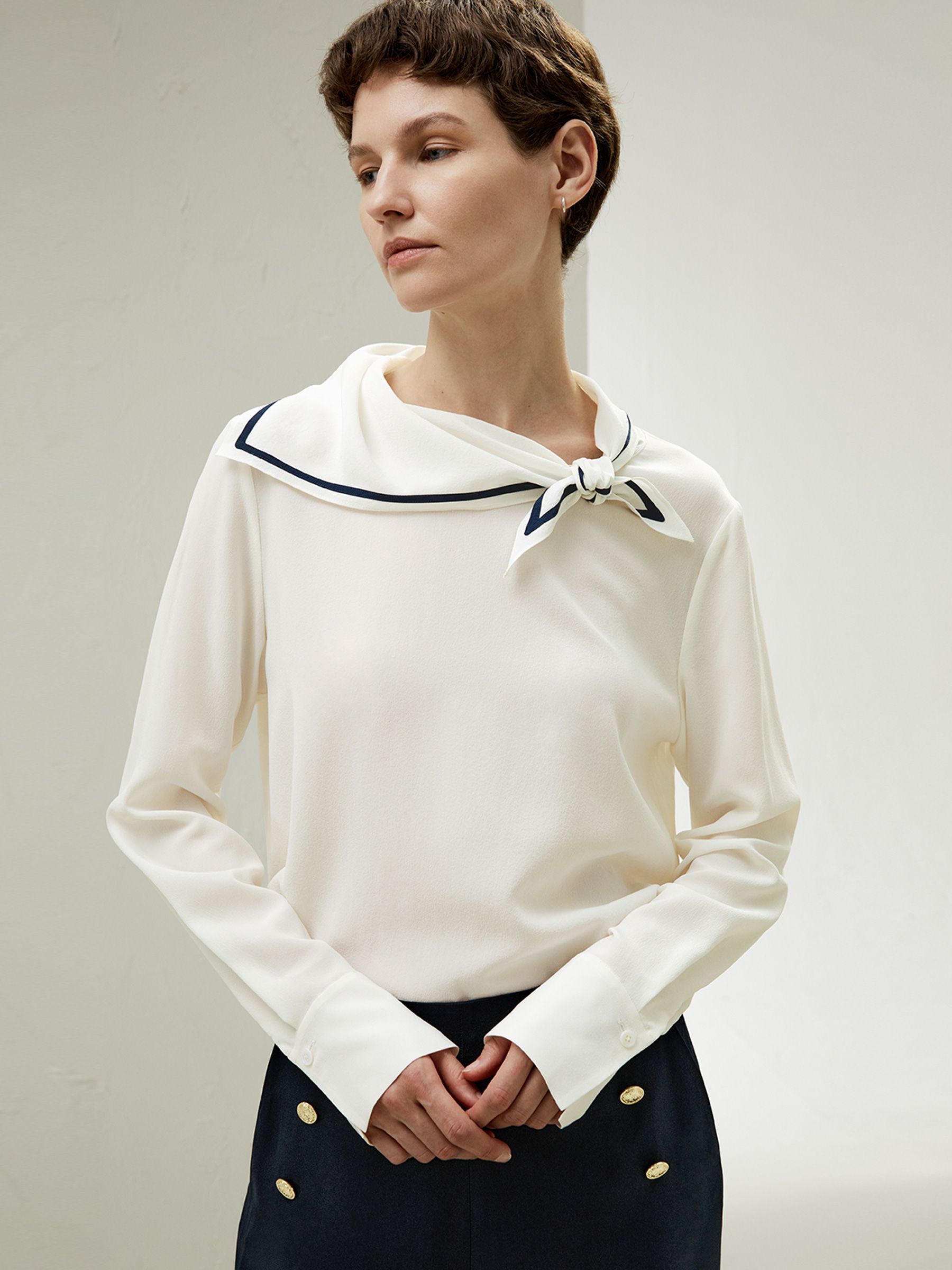 Nautical Collar Shirt